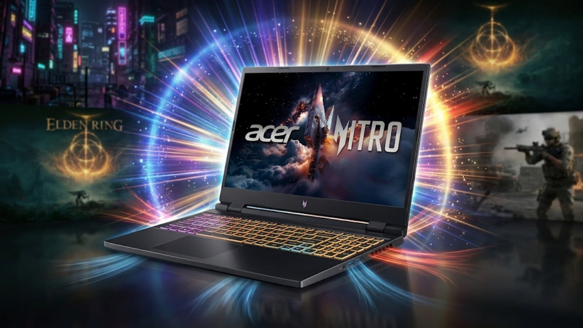 Laptop gaming Acer Nitro ProPanel ANV15-52-72BM - Thiết kế gaming hiện đại