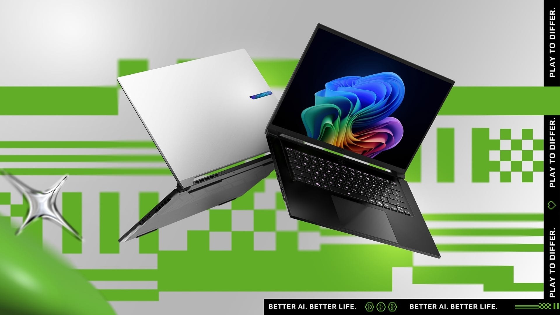 GIGABYTE AERO X16-1VH93MY894AH - Laptop AI Gaming mỏng nhẹ với Ryzen AI 7