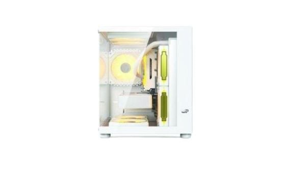 Thùng máy Case Aqual X2-M màu Trắng sở hữu kích thước 325 x 270 x 330 mm