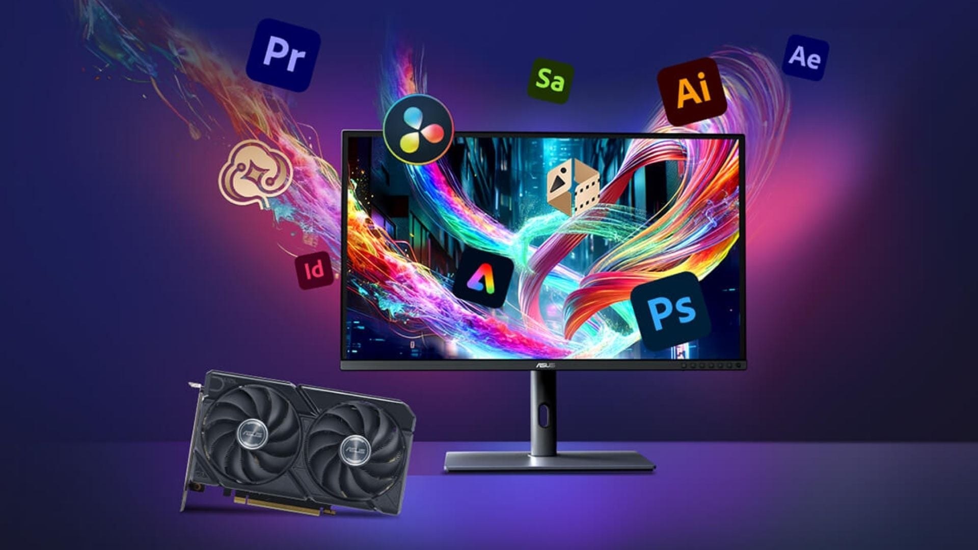 VGA ASUS DUAL RX 9060 XT 16GB - hỗ trợ tốt cho các phần mềm sáng tạo nội dung