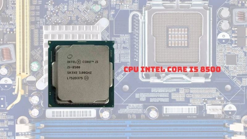 CPU Intel Core i5 8500 CPU hỗ trợ bộ nhớ DDR4-2666, cho phép người dùng nâng cấp hiệu năng hệ thống