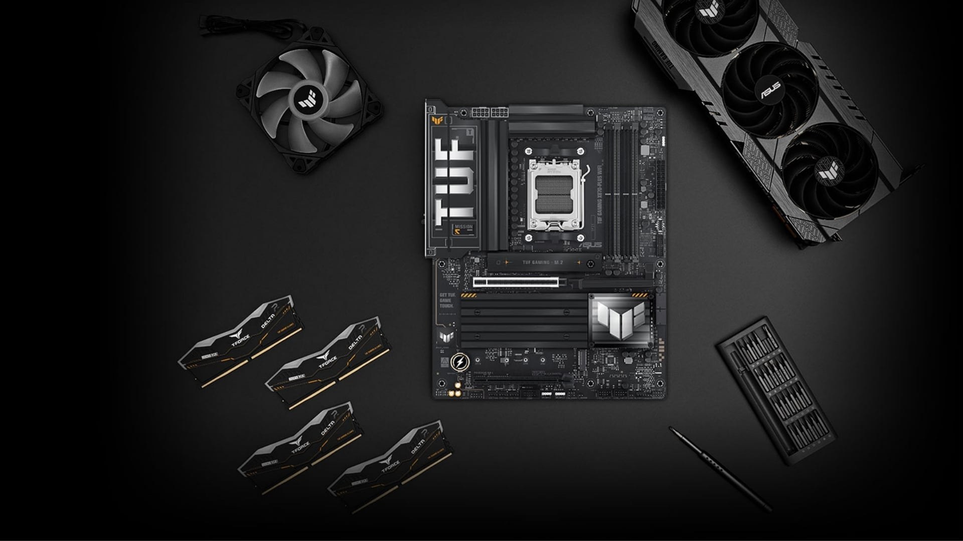 ASUS TUF Gaming X870-PLUS WiFi - Sự kết hợp hoàn hảo giữa hiệu năng mạnh mẽ và các tính năng tối ưu