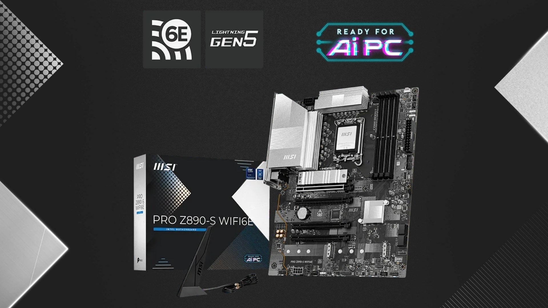 Bo mạch chủ MSI PRO Z890-S WIFI6E - Nền tảng Intel Core Ultra mạnh mẽ cho hệ thống hiệu năng cao