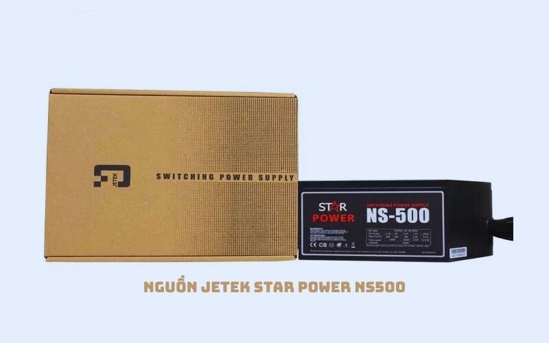 Nguồn Jetek Bezon Power NS500 sở hữu thiết kế gọn gàng