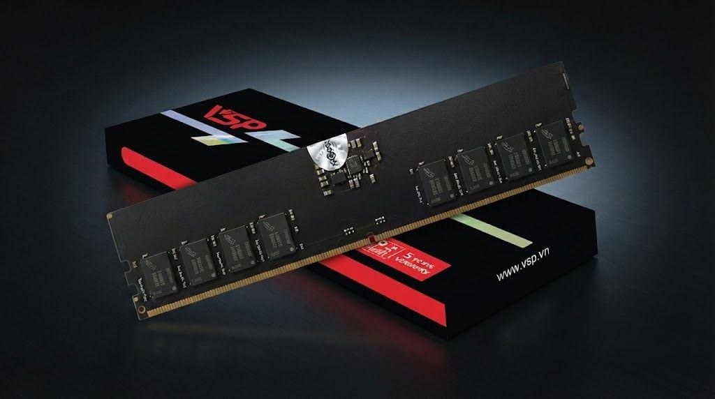 RAM PC VSP 8GB DDR4 3200MHz | (1x8GB), CL18, Hỗ trợ Intel/AMD, XMP, Không Tản (P/N DD04-8GDDR40173)