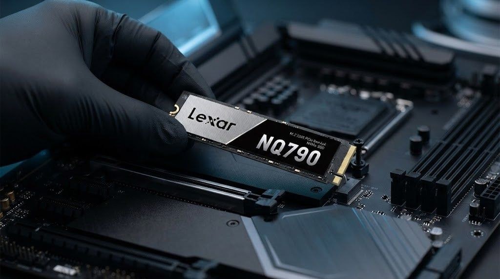 Ổ cứng SSD Lexar NQ790 512GB (LNQ790X512G-RNNNG) | PCIe Gen4 x4 NVMe, M.2 2280, Đọc 6400MB/s, Ghi 2900MB/s