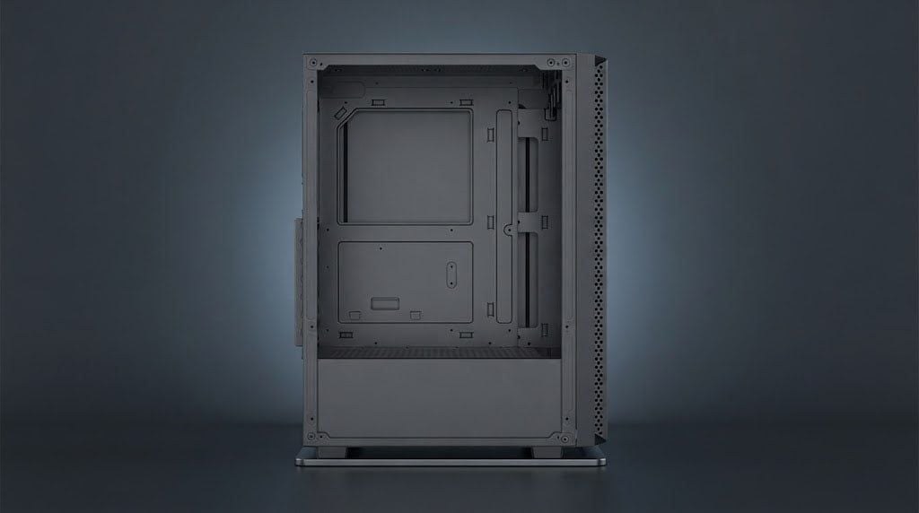 Thùng máy Xigmatek Bezon 3F (EN90649) F-ATX | Kèm sẵn 3 Fan, Đen