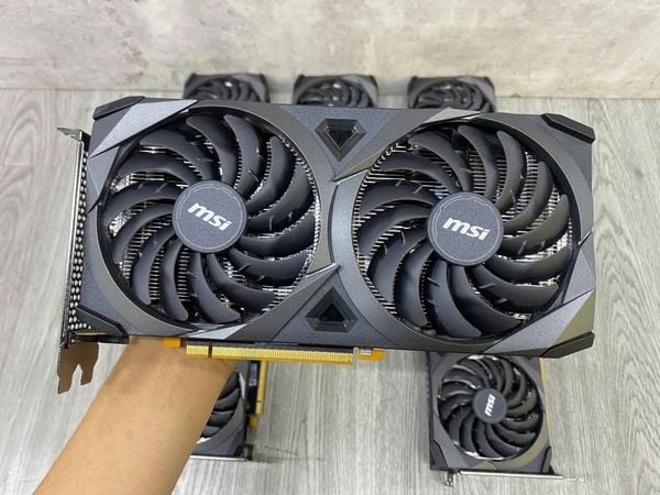 Card màn hình MSI RTX 3060 Ti Ventus 2X OC V1 8GB 2 Fan QSD