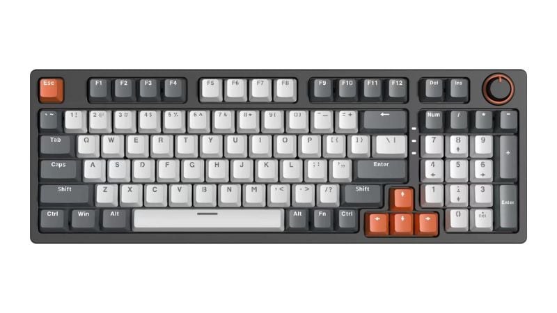 Bàn phím cơ E-Dra EK398 - Alpha ở hữu thiết kế gọn gàng, keycap chắc chắn