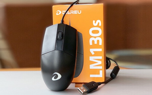 Chuột Dare-U LM130S RGB Gaming (Đen) có thiết kế hiện đại