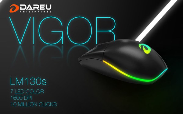 Chuột Dare-U LM130S RGB Gaming (Đen) hỗ trợ chơi game tốt