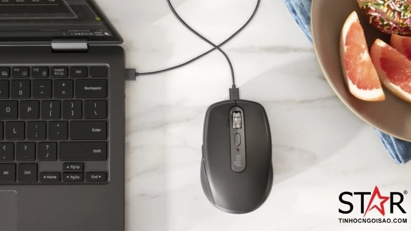 Chuột Logitech MX Anywhere 3S có thời lượng pin ấn tượng