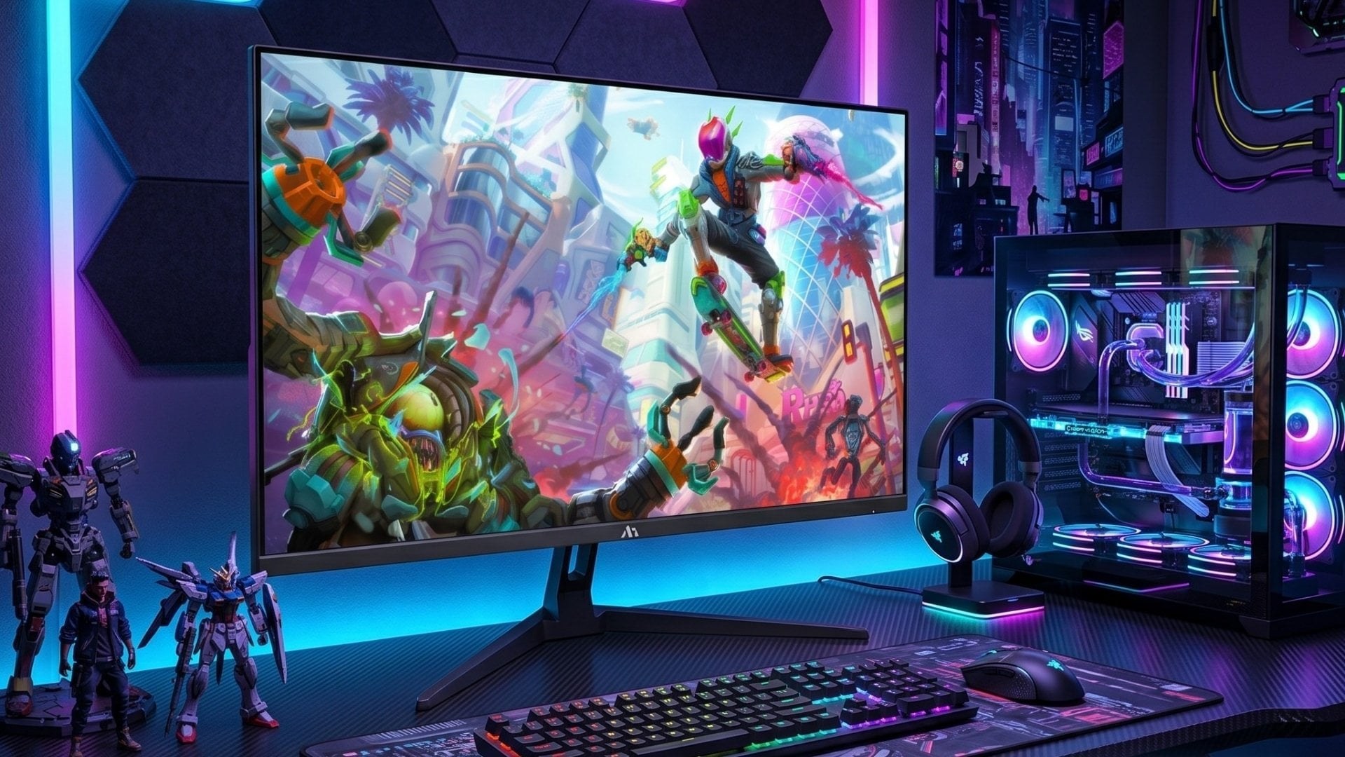 Màn hình Gaming 2K Aivision AG2714QS1 - Không gian hiển thị rộng,