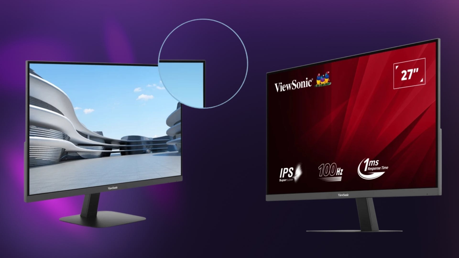 Màn Hình Văn Phòng ViewSonic VA2708-2K-MHD - Thiết Kế 27 Inch Phẳng