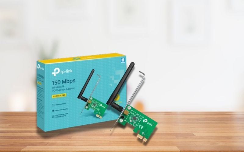Card Mạng Không Dây TP-Link TL-WN781ND hỗ trợ chuẩn N tốc độ cao, Anten rời, có thể điều chỉnh hướng anten