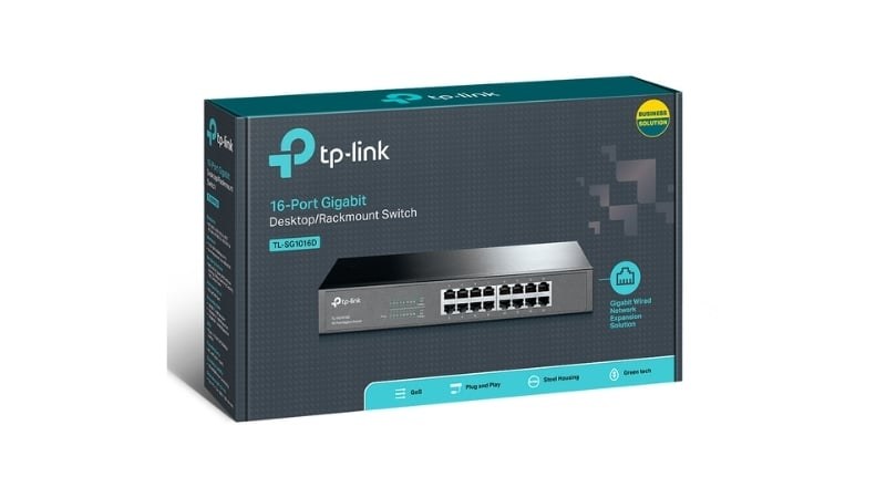 Switch 16 Port 1G TP-Link TL-SG1016D được trang bị công nghệ tiết kiệm năng lượng tiên tiến, giúp giảm thiểu lượng điện năng tiêu thụ