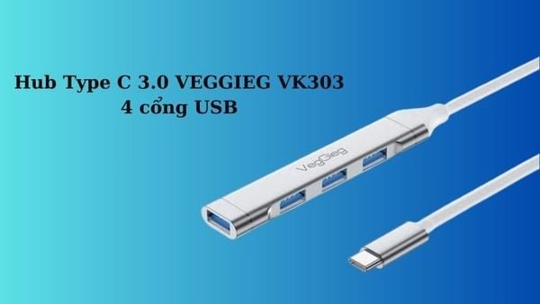 Trang bị 4 cổng USB, mang đến khả năng kết nối linh hoạt cho người dùng