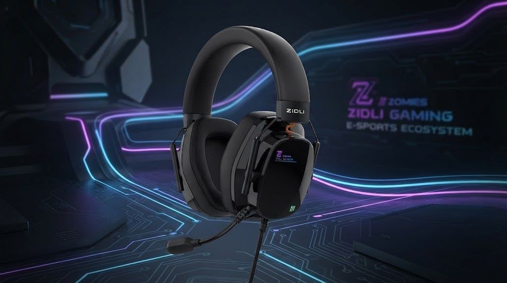 Tai nghe Gaming Zidli ZGH03 Black | 7.1, Driver 50mm, RGB, USB, No Box, Có Dây