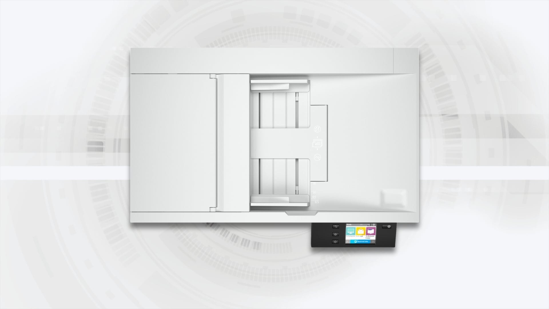 Máy Scan HP ScanJet Enterprise Flow N6600 FNW1 – Màn hình cảm ứng màu 2.8 inch