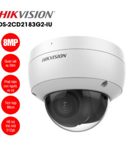 Camera IP dome 8MP HIKVISION DS-2CD2183G2-IU